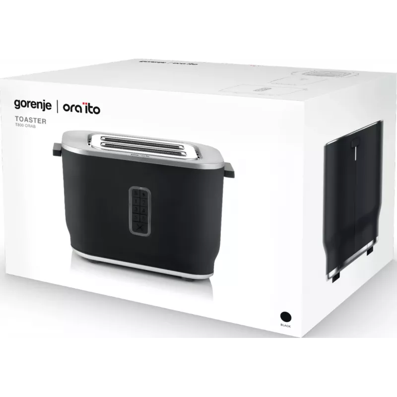 Gorenje T800ORAB 6 2 riekelės 800 W Juodas