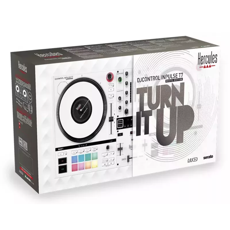 DJ pultas Hercules Inpulse T7 White Edition