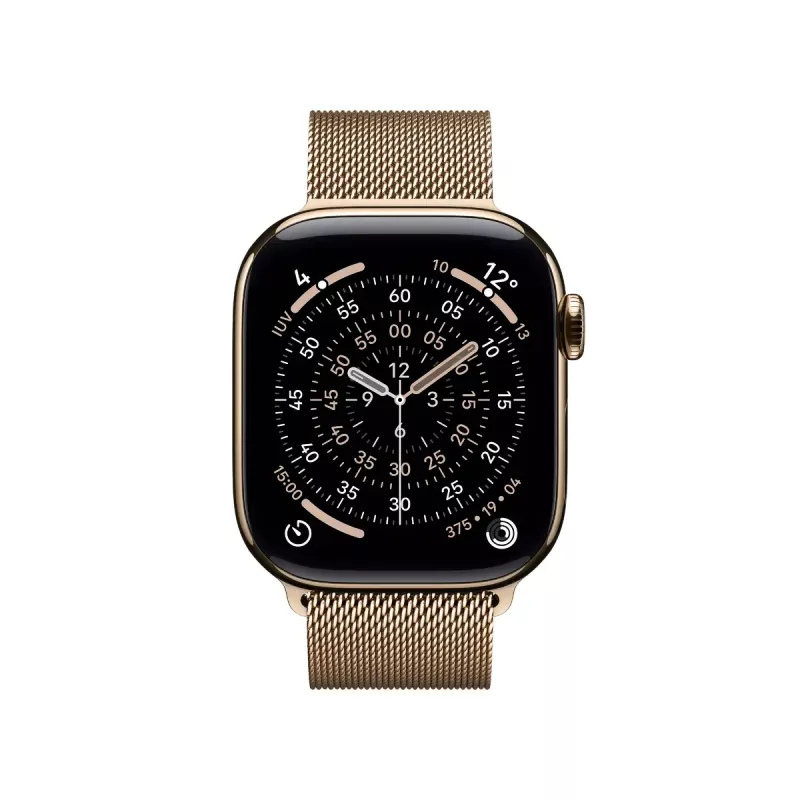 Išmanusis laikrodis Apple Watch Series 11 GPS + Cellular 42mm auksinis titano korpusas
