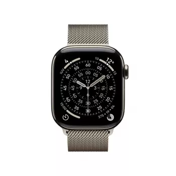 Išmanusis laikrodis Apple Watch Series 11 GPS + Cellular 42mm titano korpusas su Milanese Loop apyranke