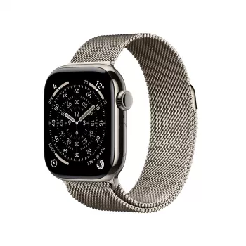 Išmanusis laikrodis Apple Watch Series 11 GPS + Cellular 42mm titano korpusas su Milanese Loop apyranke