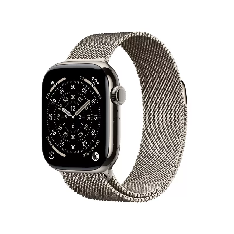 Išmanusis laikrodis Apple Watch Series 11 GPS + Cellular 42mm titano korpusas su Milanese Loop apyranke