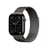 Išmanusis laikrodis Apple Watch Series 11 GPS + Cellular 42 mm šiferio titano korpusas su šiferio Milanese Loop apyranke, 64 GB, OLED, 374x446 px