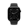 Apple Watch Series 11 GPS + Cellular 46mm Šiferio spalvos titano korpusas Juoda sportinė apyrankė M/L