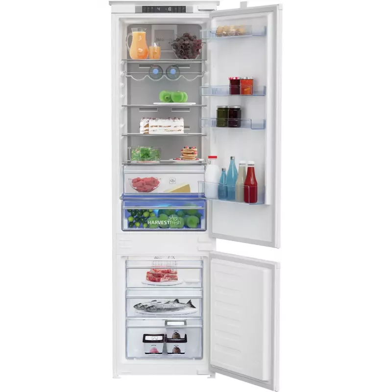 Beko BCNA306E42SN šaldytuvas-šaldiklis įmontuojamas 284 L balta