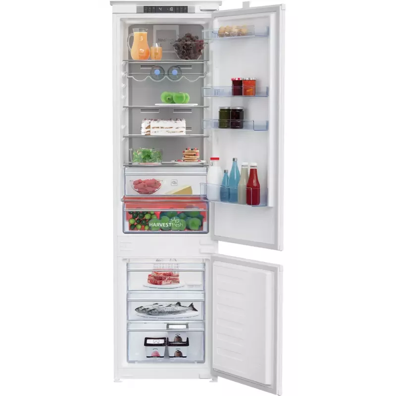 Beko BCNA306E42SN šaldytuvas-šaldiklis įmontuojamas 284 L balta