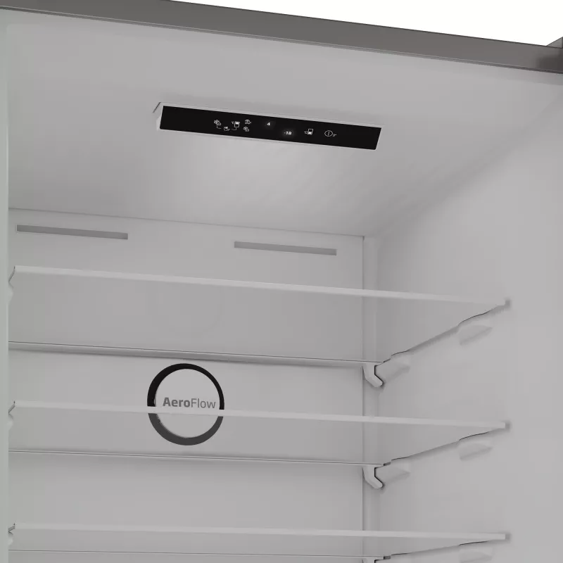 Beko B3RCNE564HXB šaldytuvas-šaldiklis laisvai pastatomas 490 l sidabrinis