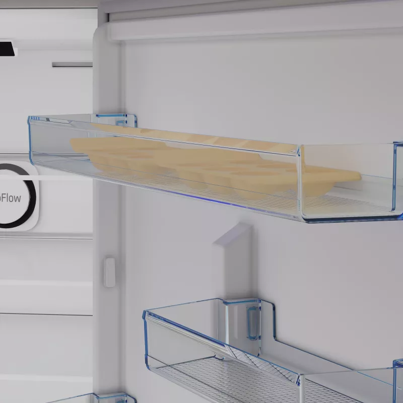 Beko B3RCNE564HXB šaldytuvas-šaldiklis laisvai pastatomas 490 l sidabrinis