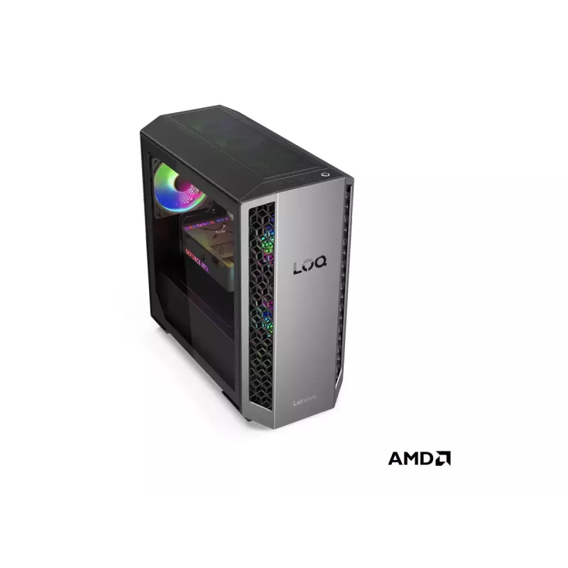 Stalinis kompiuteris (bokštas) Lenovo LOQ 26ADR10 — AMD Ryzen 7 8745HX, 32 GB DDR5 (2x16GB), 1000 GB, NVIDIA GeForce RTX 5070, Windows 11 Home