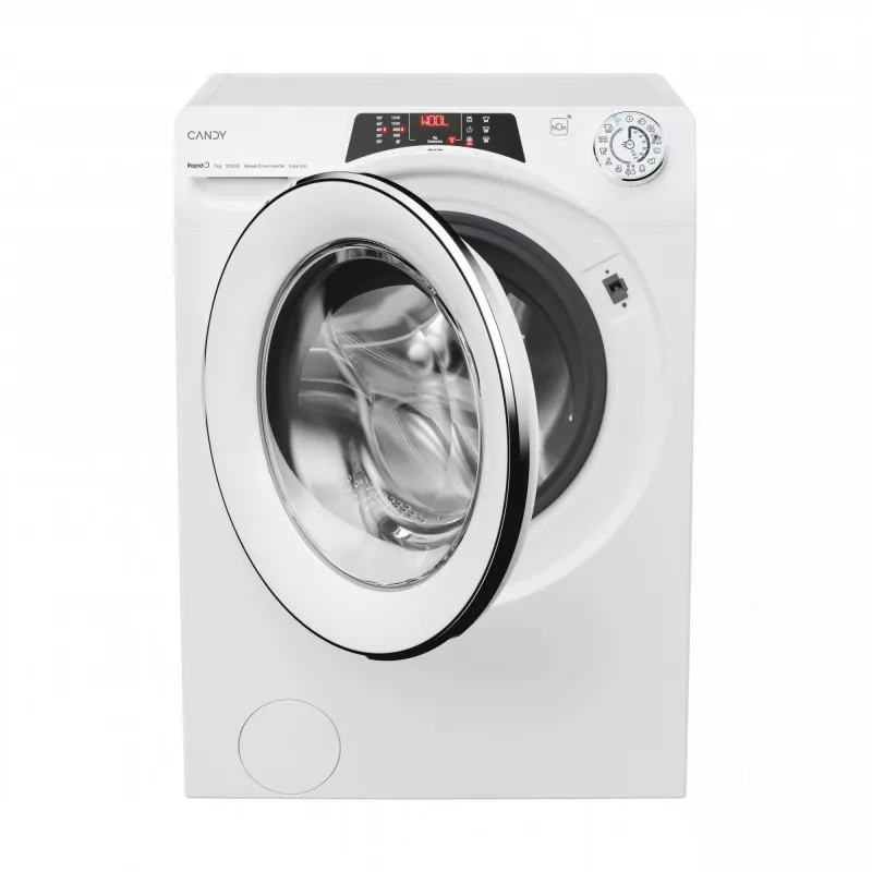 Candy RapidÓ RO41274DWMCT/1-S skalbimo mašina Priekinis įdėjimas 7 kg 1200 aps./min Balta