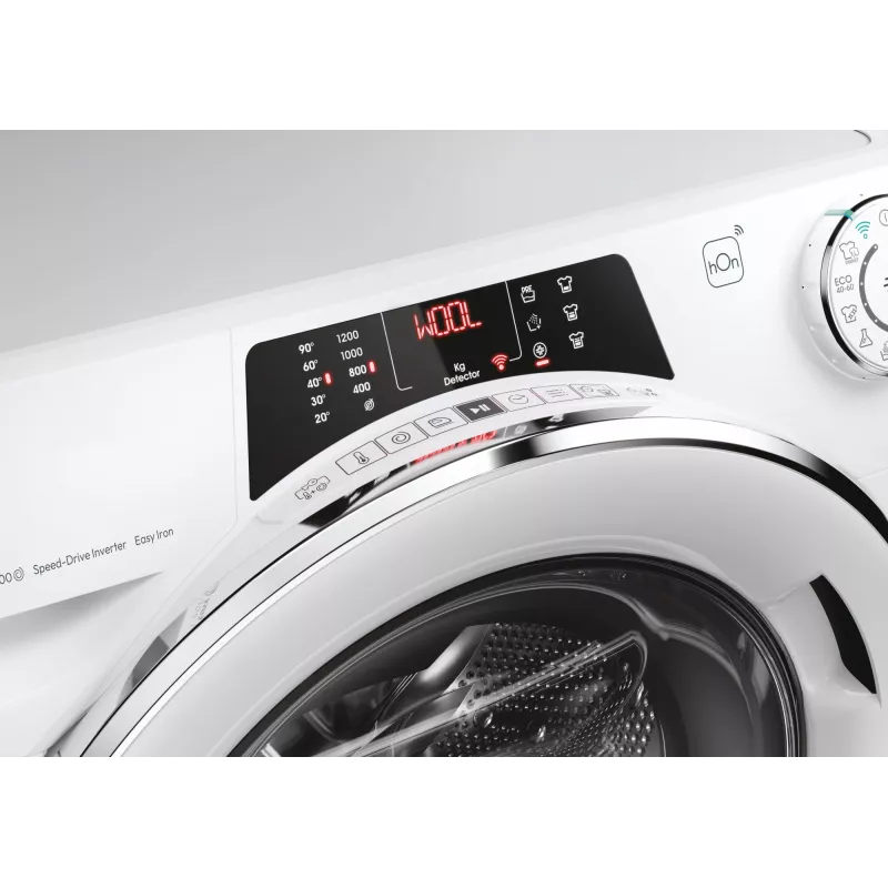 Candy RapidÓ RO41274DWMCT/1-S skalbimo mašina Priekinis įdėjimas 7 kg 1200 aps./min Balta
