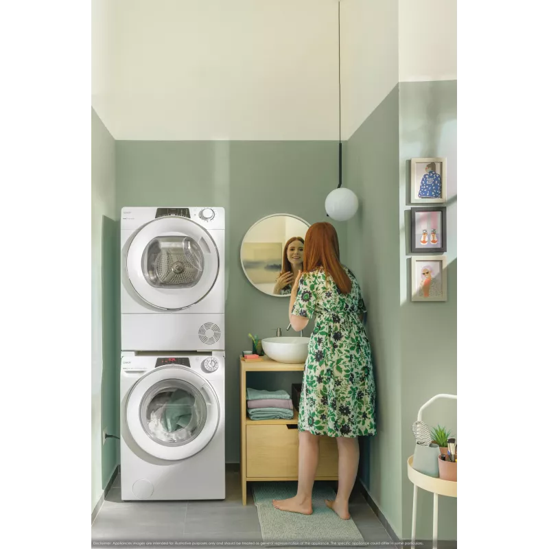 Candy RapidÓ RO41274DWMCT/1-S skalbimo mašina Priekinis įdėjimas 7 kg 1200 aps./min Balta