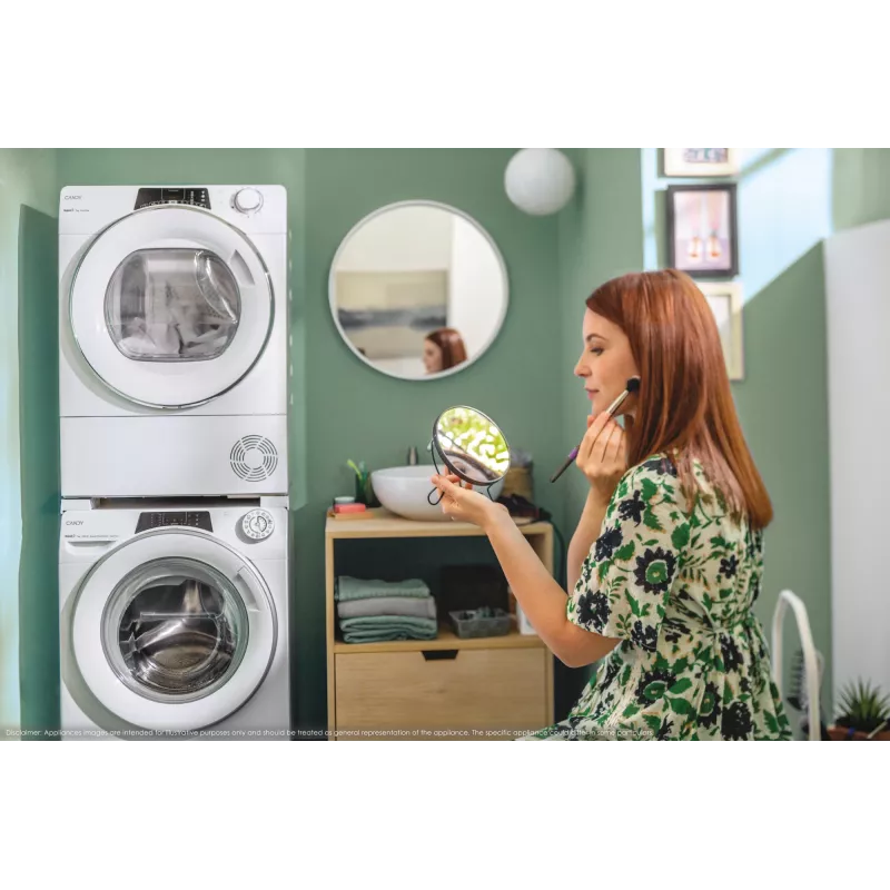 Candy RapidÓ RO41274DWMCT/1-S skalbimo mašina Priekinis įdėjimas 7 kg 1200 aps./min Balta