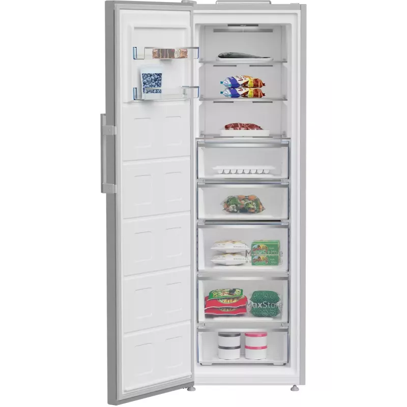 Beko B5RMFNE314X vertikalus šaldiklis, laisvai stovintis, 286 l, nerūdijantis plienas