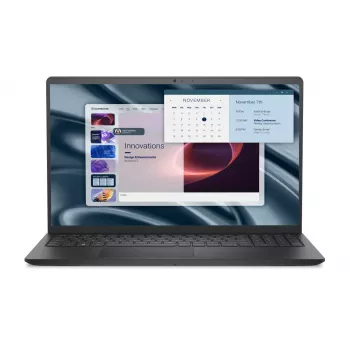 Dell Pro 15 Essential PV15255, 15,6 col. FHD 1920x1080, AMD Ryzen 5 7520U, 8 GB LPDDR5, 512 GB SSD, AMD Radeon 610M, Ubuntu, anglies juoda
