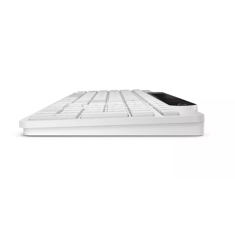 Belaidė Bluetooth klaviatūra Lenovo 800 — JAV anglų kalbos išdėstymas, savaime įsikraunanti, balta
