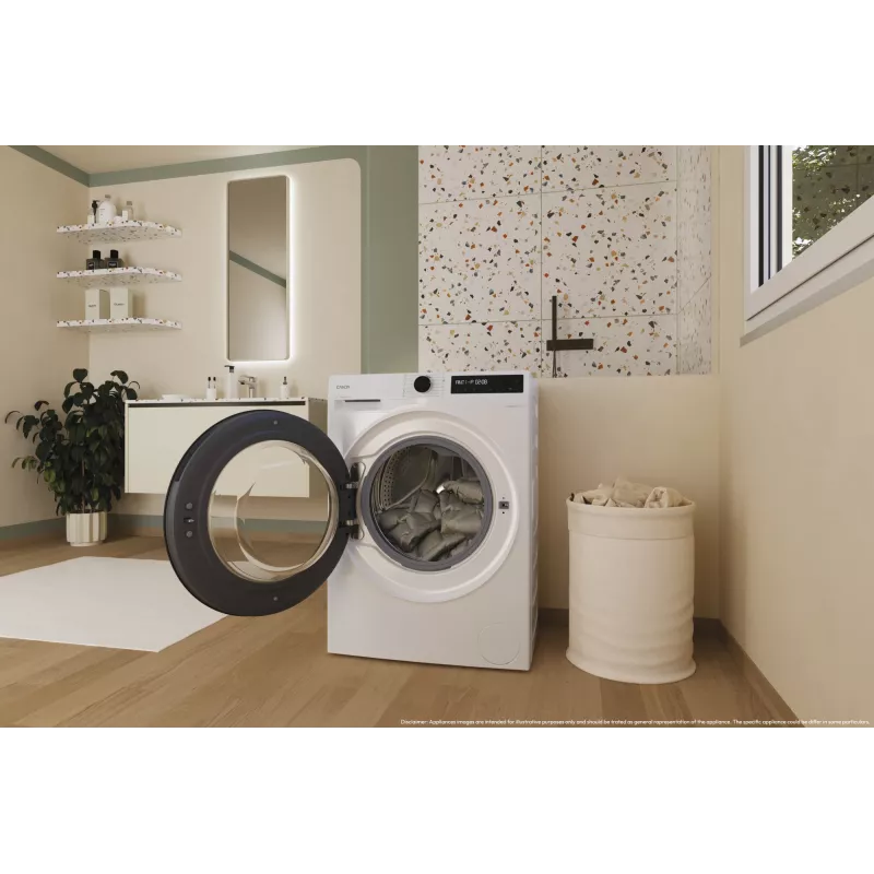 Candy BR 47SBL8-S skalbimo mašina Įkraunama iš priekio 7 kg 1400 aps./min Balta