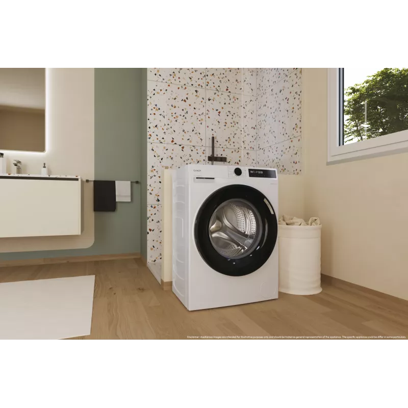 Candy BR 47SBL8-S skalbimo mašina Įkraunama iš priekio 7 kg 1400 aps./min Balta