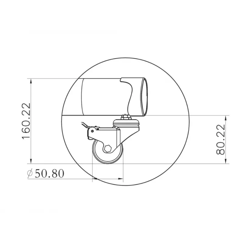 Multibrackets M Public Floorstand Basic 150 su lentyna ir kameros laikikliu