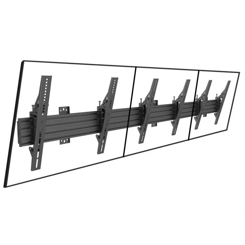 Sieninis laikiklis Multibrackets M Wallmount Pro MBW3U Tilt Juoda