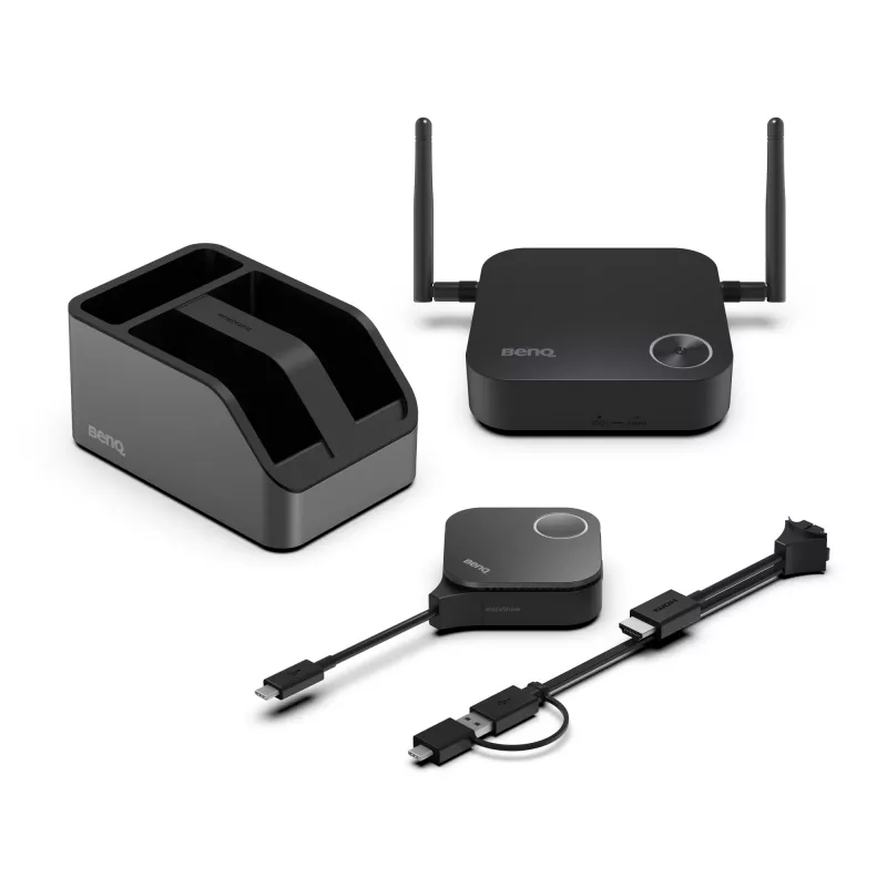 Belaidžio pateikčių sistema BenQ InstaShow WDC15 HDMI stalinė juoda
