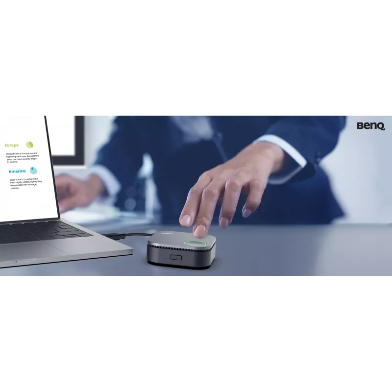 Belaidžio pateikčių sistema BenQ InstaShow WDC15 HDMI stalinė juoda