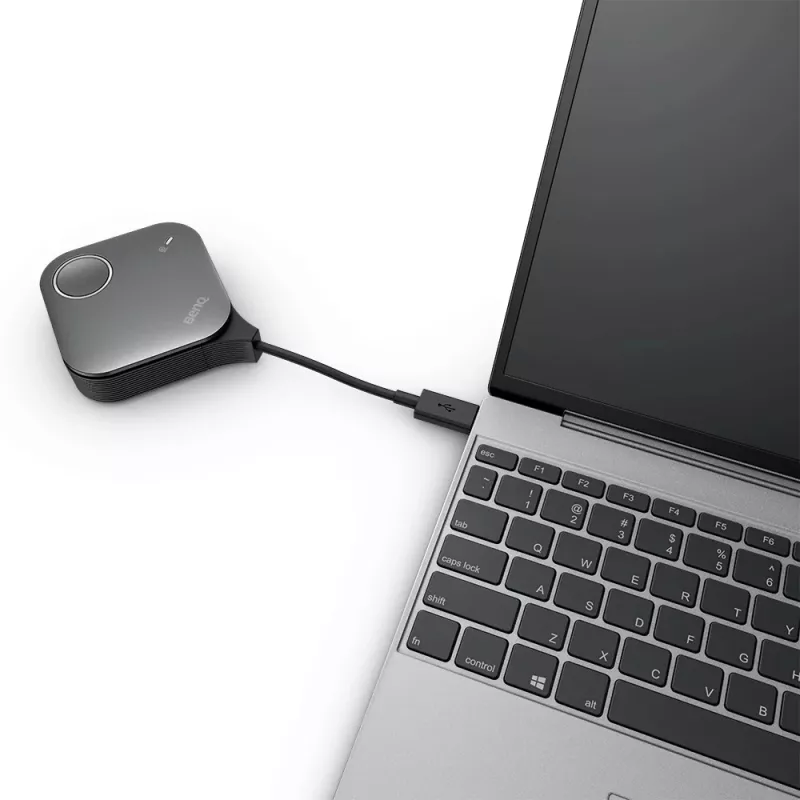 Belaidė pristatymo sistema BenQ InstaShow VS25 HDMI Stalinė, Wi‑Fi 6, iki 2400 Mbps, Išorinė antena, Juoda