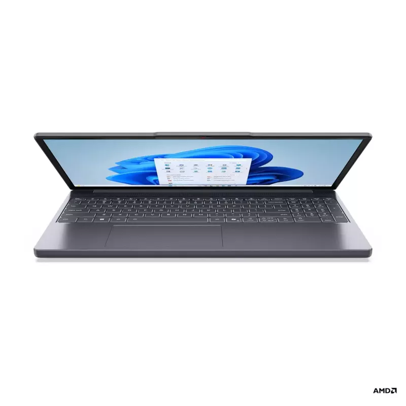Laptop Lenovo IdeaPad plonas 3 15AMN8 — 15.6 col. FHD TN 1920x1080, AMD Ryzen 3 7320U, 16GB LPDDR5, 512GB SSD, AMD Radeon 610M, Windows 11 Home, Arctic Grey