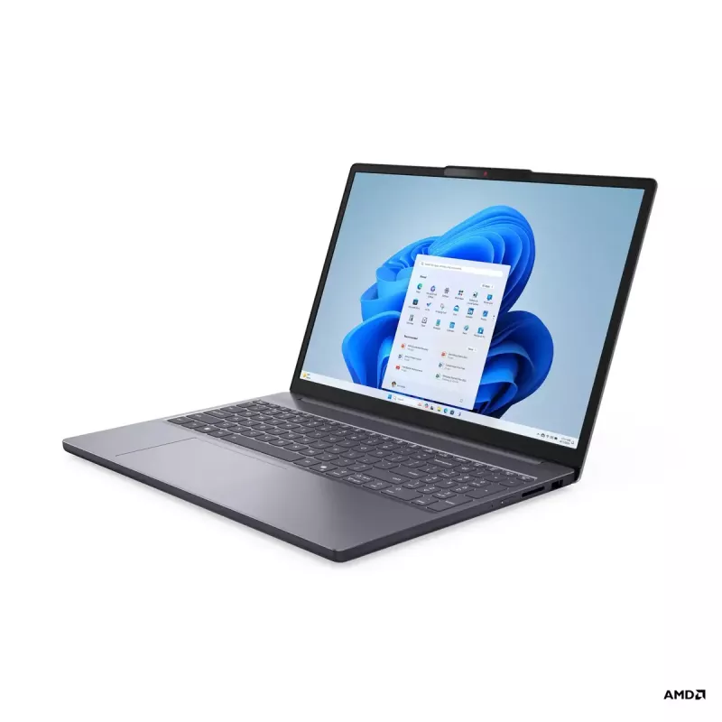 Laptop Lenovo IdeaPad plonas 3 15AMN8 — 15.6 col. FHD TN 1920x1080, AMD Ryzen 3 7320U, 16GB LPDDR5, 512GB SSD, AMD Radeon 610M, Windows 11 Home, Arctic Grey