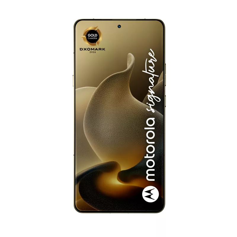 Motorola signature 17,2 cm (6,78 colio) Dual SIM Android 16.0 5G USB Type-C 16 GB 512 GB 5200 mAh auksinis