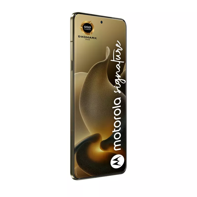 Motorola signature 17,2 cm (6,78 colio) Dual SIM Android 16.0 5G USB Type-C 16 GB 512 GB 5200 mAh auksinis
