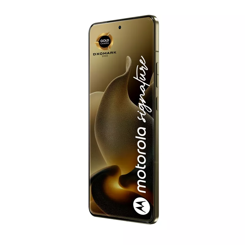 Motorola signature 17,2 cm (6,78 colio) Dual SIM Android 16.0 5G USB Type-C 16 GB 512 GB 5200 mAh auksinis