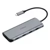 Targus Dual Video Mobile Dock su 140W EPR pralaidumu, laidinis, USB 3.2 Gen 2 (3.1 Gen 2) Type-C, 140 W, 1000 Mbit/s, pilkas, 10 Gbit/s