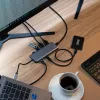 Targus Dual Video Mobile Dock su 140W EPR pralaidumu, laidinis, USB 3.2 Gen 2 (3.1 Gen 2) Type-C, 140 W, 1000 Mbit/s, pilkas, 10 Gbit/s