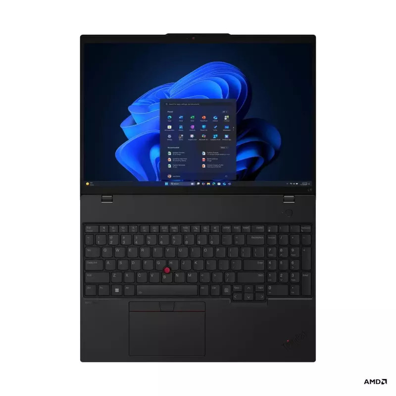 Nešiojamas kompiuteris Lenovo ThinkPad L16 G2 AMD — 16 colių IPS WUXGA (1920x1200), Ryzen 7 PRO, 16GB DDR5, 512GB SSD, Radeon 780M, Windows 11 Pro