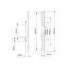 Plokščio ekrano tvirtinimo svirtis Multibrackets M Pro Series Fixed Arms 400mm
