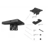 Lubų plokštė Multibrackets M Pro Series juoda plastikinė plieninė 165 mm