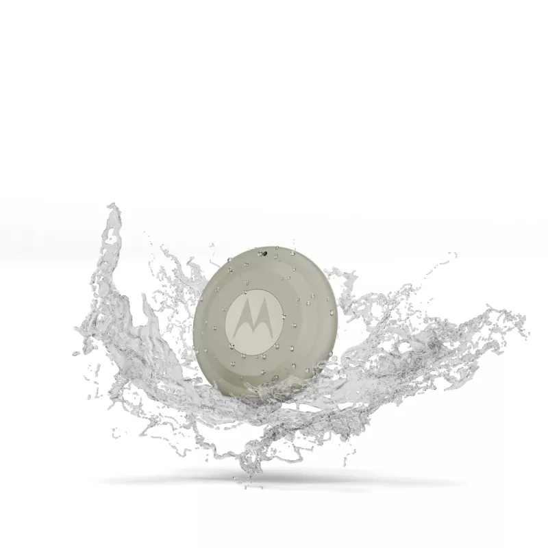 Finder Motorola moto tag 2 — universalus Bluetooth sekiklis, žalias, CR2032 baterija, 14400 val. veikimo laikas, 7,4 g, Ø 3,19 cm
