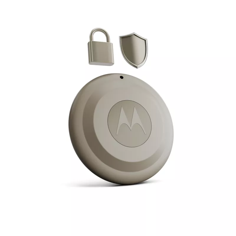 Finder Motorola moto tag 2 — universalus Bluetooth sekiklis, žalias, CR2032 baterija, 14400 val. veikimo laikas, 7,4 g, Ø 3,19 cm