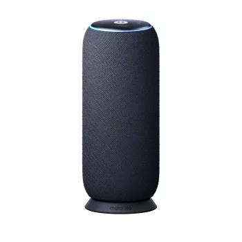 Vieno kanalo nešiojama kolonėlė Motorola moto sound flow Carbon — 30 W RMS, USB-C, belaidė, medžiaginis korpusas