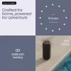 Vieno kanalo nešiojama kolonėlė Motorola moto sound flow Carbon — 30 W RMS, USB-C, belaidė, medžiaginis korpusas