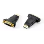 Equip HDMI į DVI-D dvigubos jungties adapteris, DVI (24+1), HDMI A, juodas
