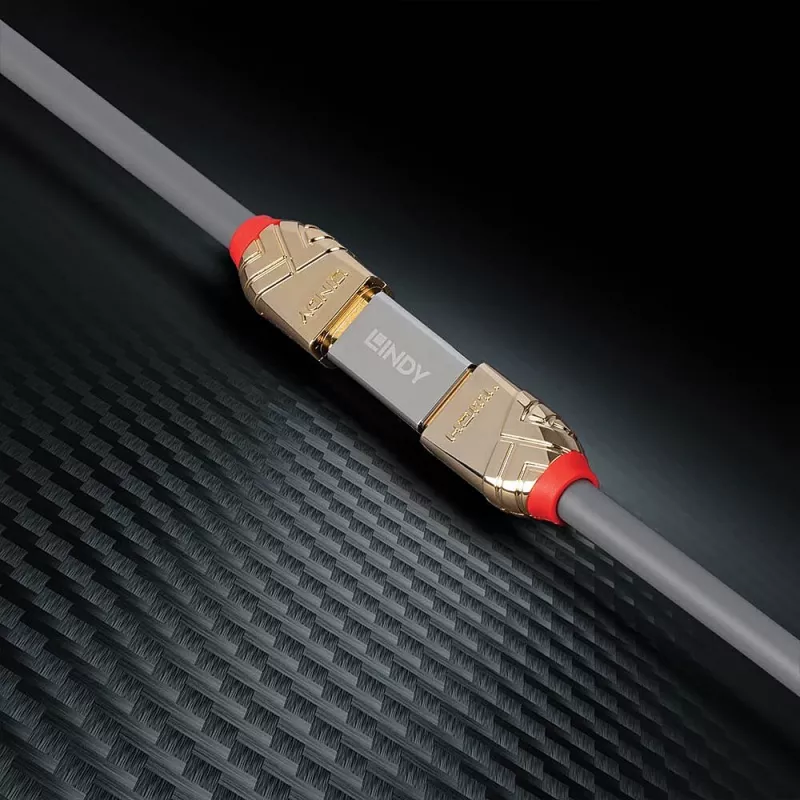 Lindy HDMI 2.1 mova-mova jungtis, HDMI 2.1, HDMI 2.1, sidabrinė