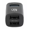 Manhattan USB-C 3 prievadų šakotuvas, ULTRA KOMPAKTIŠKAS, 3x USB-A prievadai (1x 5 Gbps USB 3.2 Gen1, dar žinomas kaip USB 3.0, 3 x 480 Mbps USB 2.0), maitinamas per USB (išorinis maitinimo šaltinis nereikalingas)