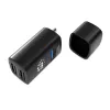 Manhattan USB-C 3 prievadų šakotuvas, ULTRA KOMPAKTIŠKAS, 3x USB-A prievadai (1x 5 Gbps USB 3.2 Gen1, dar žinomas kaip USB 3.0, 3 x 480 Mbps USB 2.0), maitinamas per USB (išorinis maitinimo šaltinis nereikalingas)
