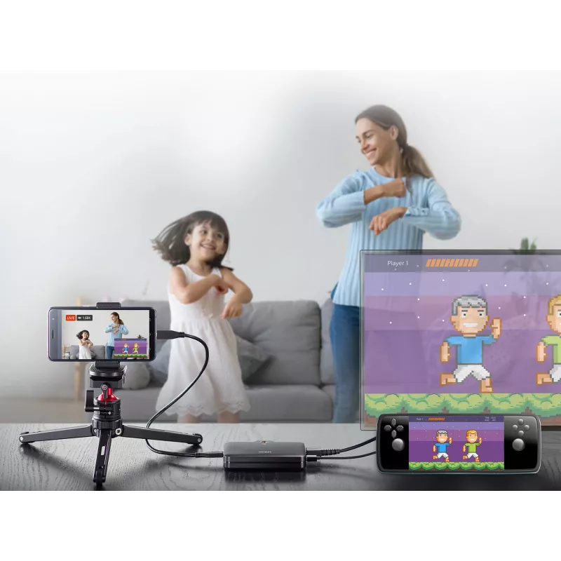 ATEN CAMLIVE™+ (HDMI į USB-C UVC vaizdo fiksavimas su PD3.0 maitinimo pralaidumu)