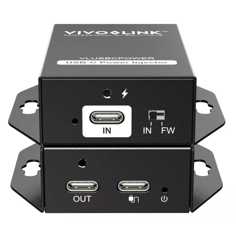 Valdymo procesorius VivoLink VLUSBCPOWER — maitinimo ir valdymo sąsaja USB-C sistemoms