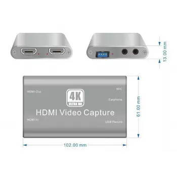 Vivolink VLCAPTURE1 vaizdo fiksavimo įrenginys HDMI