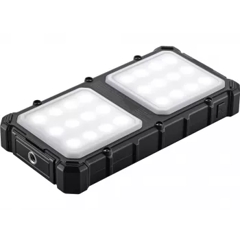 Sandberg Solar Powerbank CampLED 10000, 10000 mAh, programuojamas maitinimo šaltinis (PPS), 3,7 V, 15 W, juoda