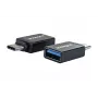 Integral USB3.0 TYPE-A TO TYPE-C KONVERTERIO ADAPTERIS – DVIPAKAS MAŽMENINĖJE PAKUOTĖJE